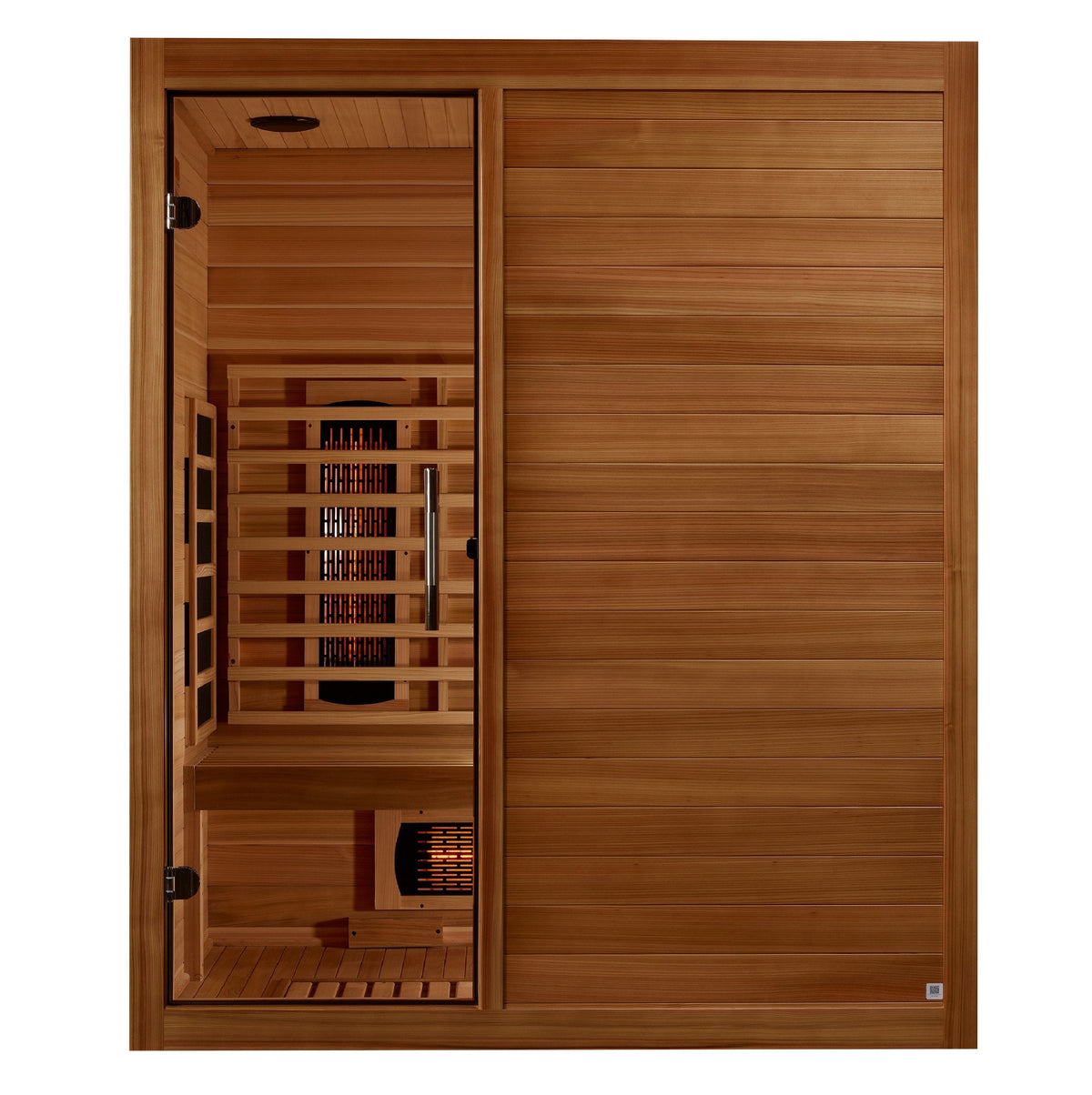 Maxxus 3-Person S-Line Full Spectrum Infrared Sauna - Pacific Cedar MX-S306-01-FS-PC