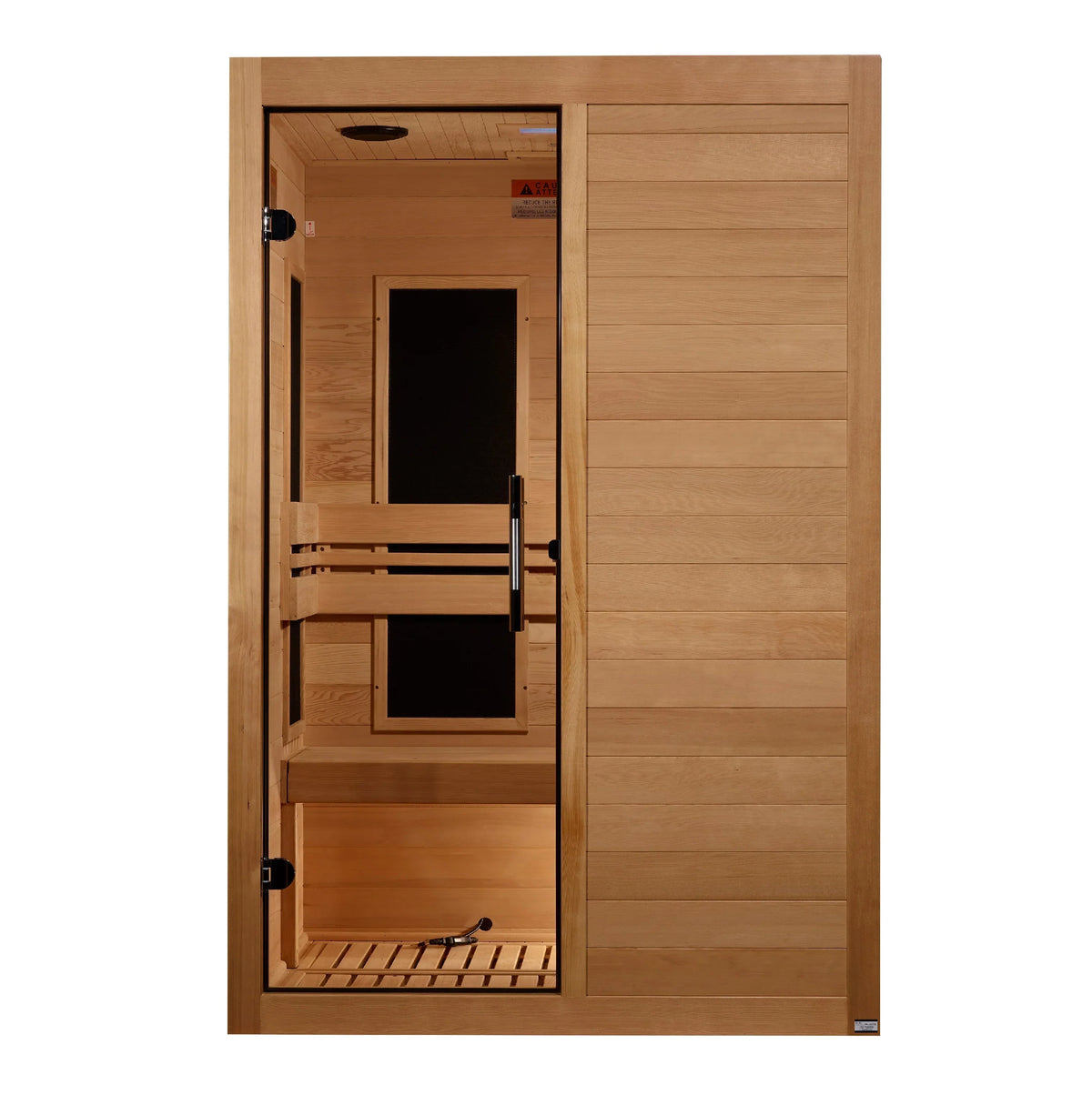 Maxxus 2-Person S-Line Ultra Low EMF FAR Infrared Sauna - Canadian Hemlock MX-S206-01-ULEMF-Elite