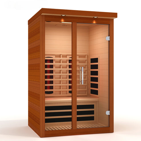 Dynamic Llumeneres 2-Person Full Spectrum Near Zero EMF Infrared Sauna