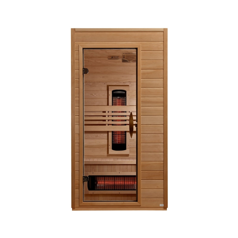 Dynamic Martin 1-2 Person Full Spectrum Near Zero EMF FAR Infrared Sauna DYN-6006-03 FS