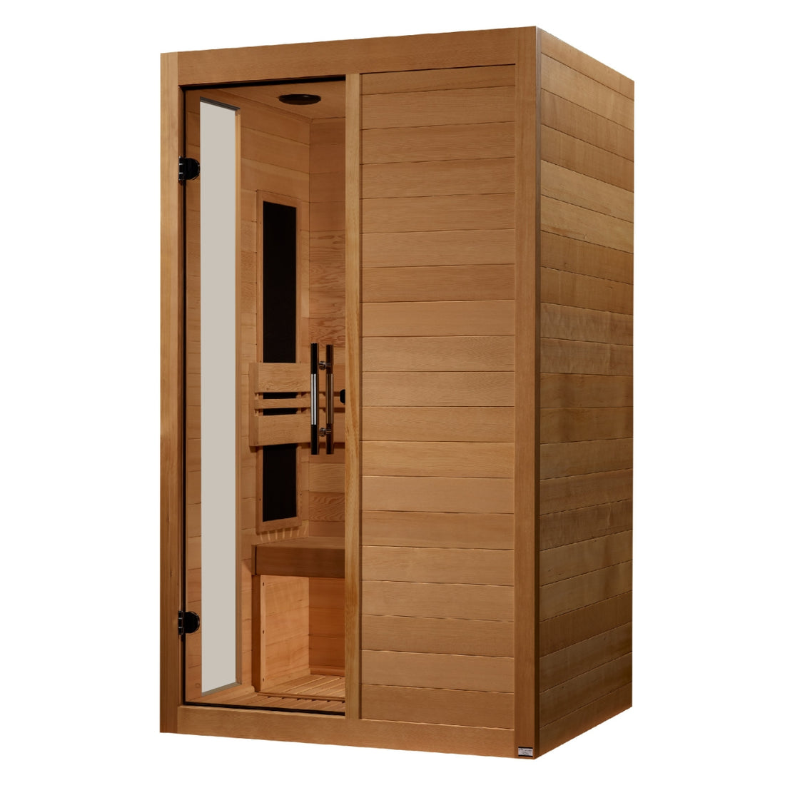 Dynamic Lucca Elite 2-person Ultra Low EMF FAR Infrared Sauna with Canadian Hemlock