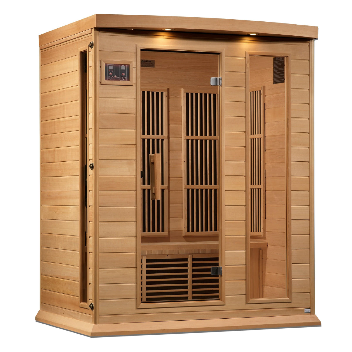 Maxxus Near Zero EMF FAR Infrared Sauna with Canadian Hemlock MX-K306-01-ZF