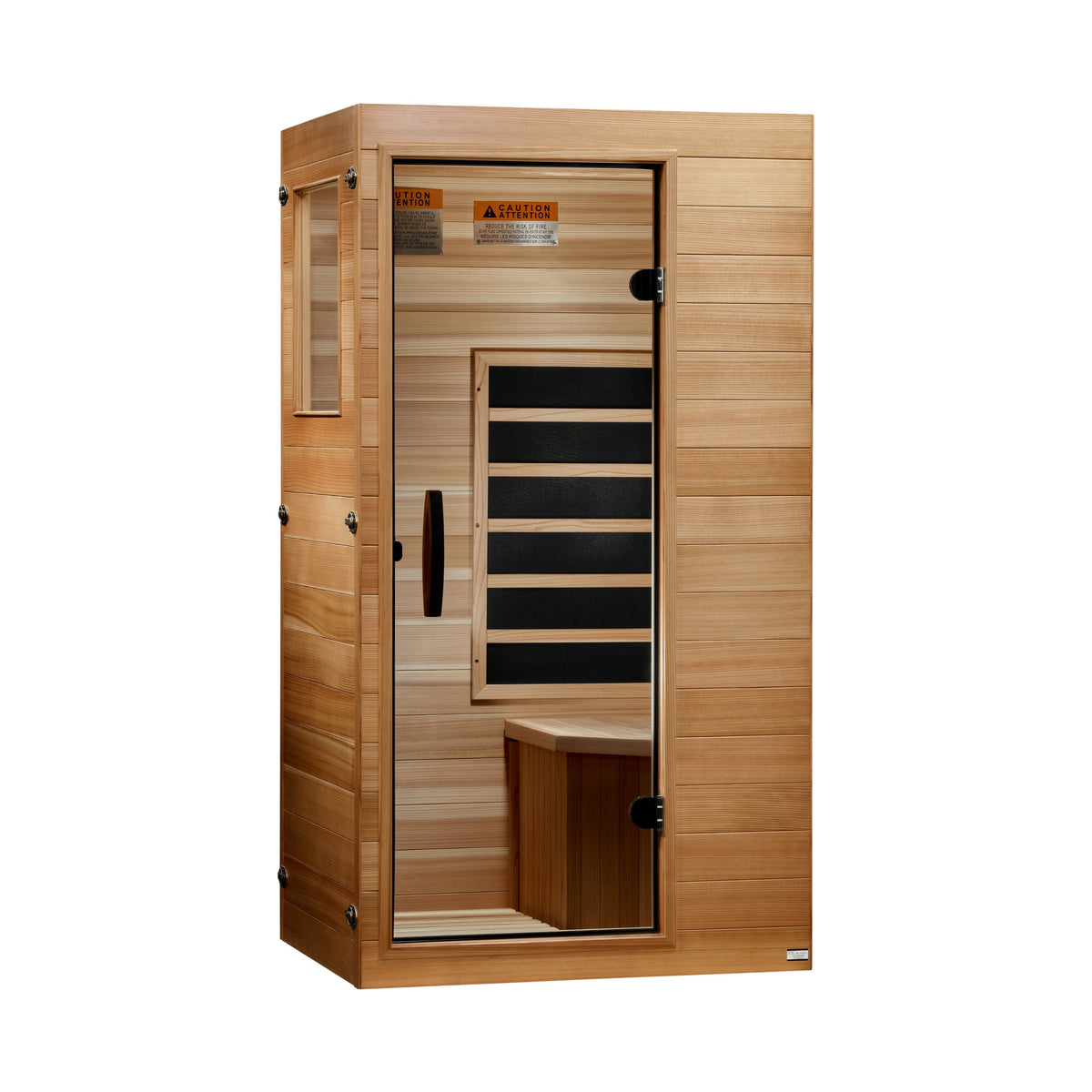 Dynamic New 2026 Model Sicily 1 Person (Compact) Ultra Low EMF FAR Infrared Sauna DYN-1101-01 Elite
