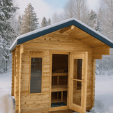 Dundalk CT Palmer 6-Person Cabin Outdoor Sauna CTC68