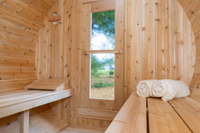 Dundalk CT Serenity 6 Person Barrel Sauna CTC2245W