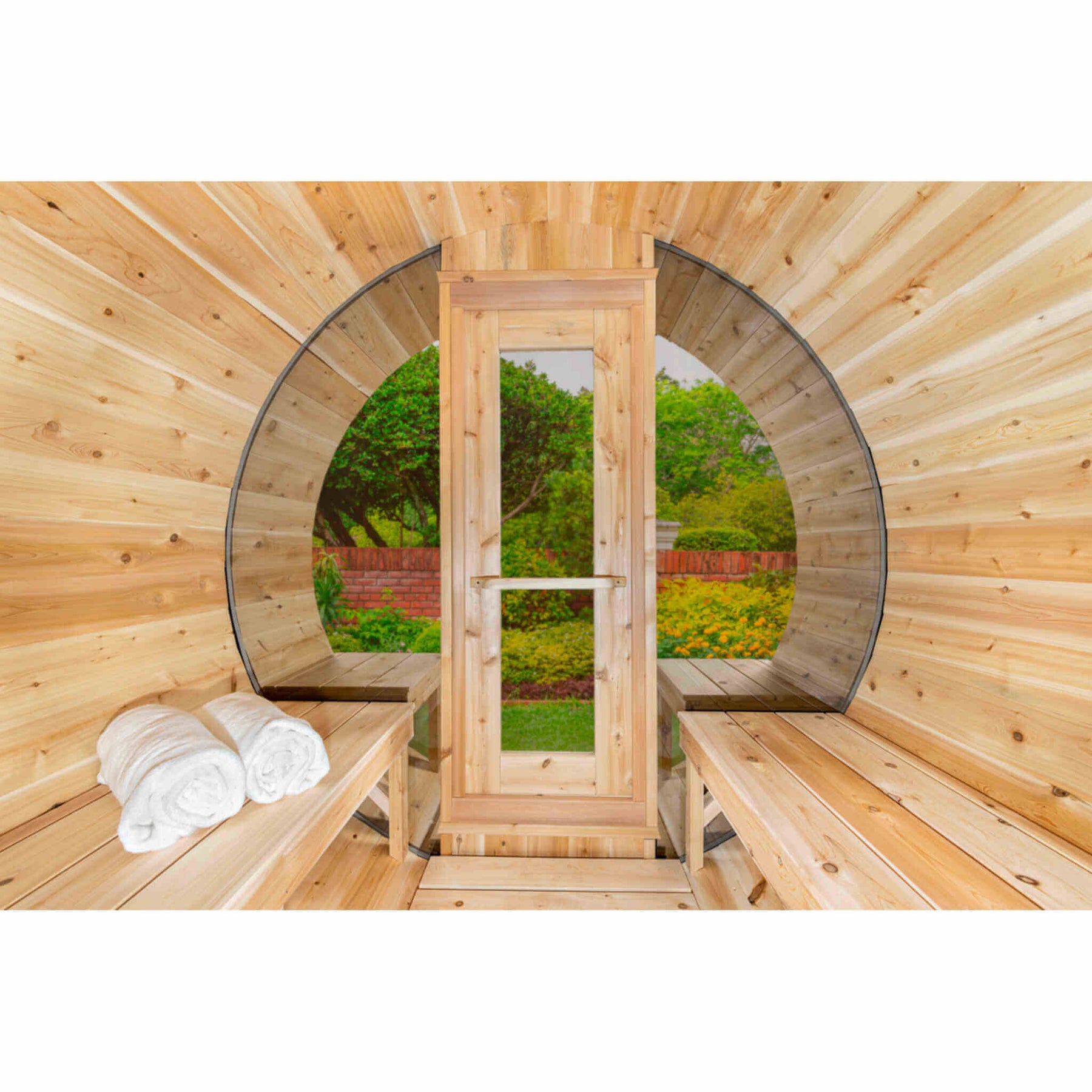 Dundalk CT Serenity MP 4 Person Barrel Sauna CTC2245MP