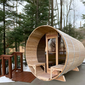 Dundalk CT Serenity MP 4 Person Barrel Sauna CTC2245MP