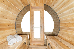 Dundalk CT Serenity MP 4 Person Barrel Sauna CTC2245MP