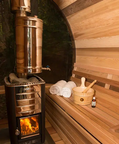 Dundalk CT Serenity MP 4 Person Barrel Sauna CTC2245MP