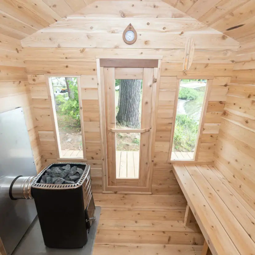 Dundalk CT Serenity MP 4 Person Barrel Sauna CTC2245MP