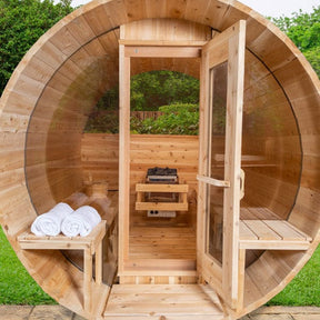 Dundalk CT Serenity MP 4 Person Barrel Sauna CTC2245MP