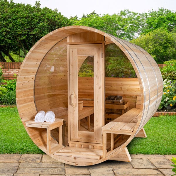 Dundalk CT Serenity MP 4 Person Barrel Sauna CTC2245MP