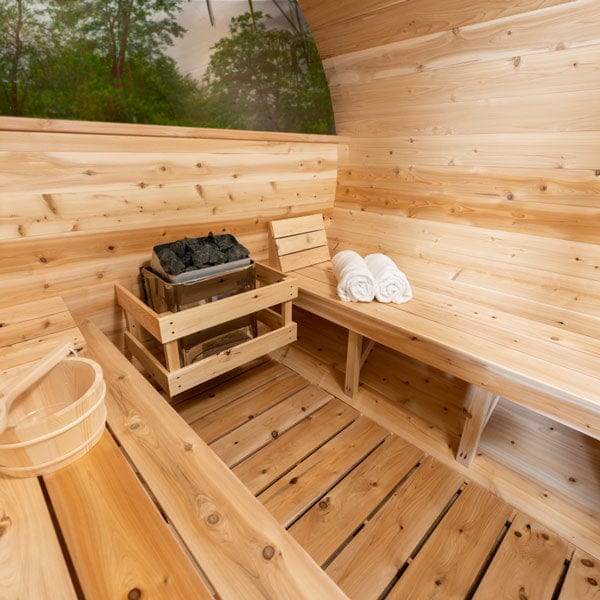 Dundalk CT Serenity MP 4 Person Barrel Sauna CTC2245MP