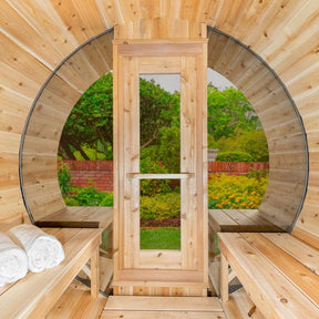 Dundalk CT Serenity MP 4 Person Barrel Sauna CTC2245MP
