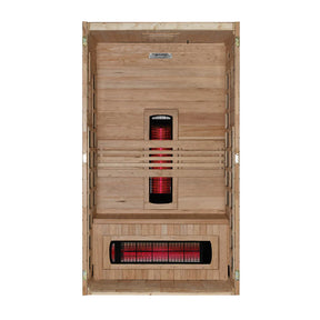 Dynamic Santorini 1-2 Person Full Spectrum Near Zero EMF FAR Infrared Sauna  DYN-6009-03 FS