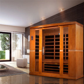 Dynamic "Bergamo" 4-person Low EMF FAR Infrared Sauna DYN-6440-01