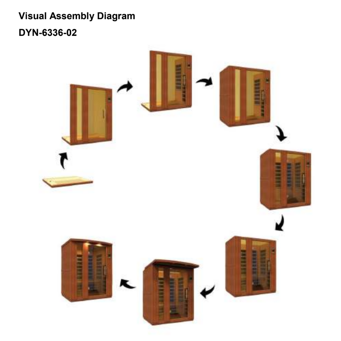 Dynamic Lugano 3-person Ultra Low EMF FAR Infrared Sauna - DYN-6336-02 Elite