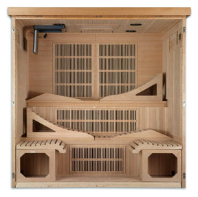 Dynamic Monaco 6-person Ultra Low EMF FAR Infrared Sauna - DYN-6996-01 Elite