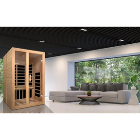 Dynamic "Santiago" 2-person Low EMF FAR Infrared Sauna DYN-6209-01