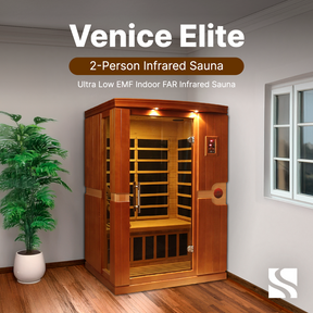 Dynamic Venice Elite 2-person Ultra Low EMF FAR Infrared Sauna - DYN-6210-01 Elite