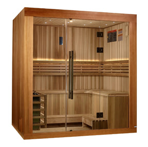 Golden Designs 2025 Copenhagen Edition 3 Person Traditional Sauna GDI-7389-02