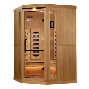 Golden Designs 3-Person Corner 2025 Reserve Edition GDI-8035-03 Full Spectrum with Himalayan Salt Bar
