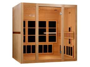 Golden Designs 8 Person Full Spectrum Near Zero EMF FAR IR Sauna GDI-6880-03 FS