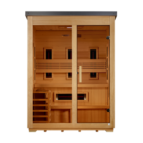 Golden Designs "Carinthia" 3 Person Hybrid Outdoor Sauna GDI-8123-01