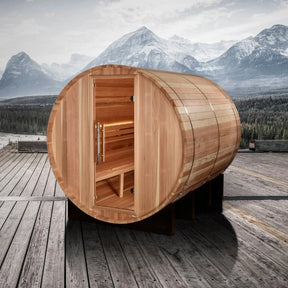 Golden Designs "Klosters" 6 Person Barrel Traditional Sauna GDI-B006-01