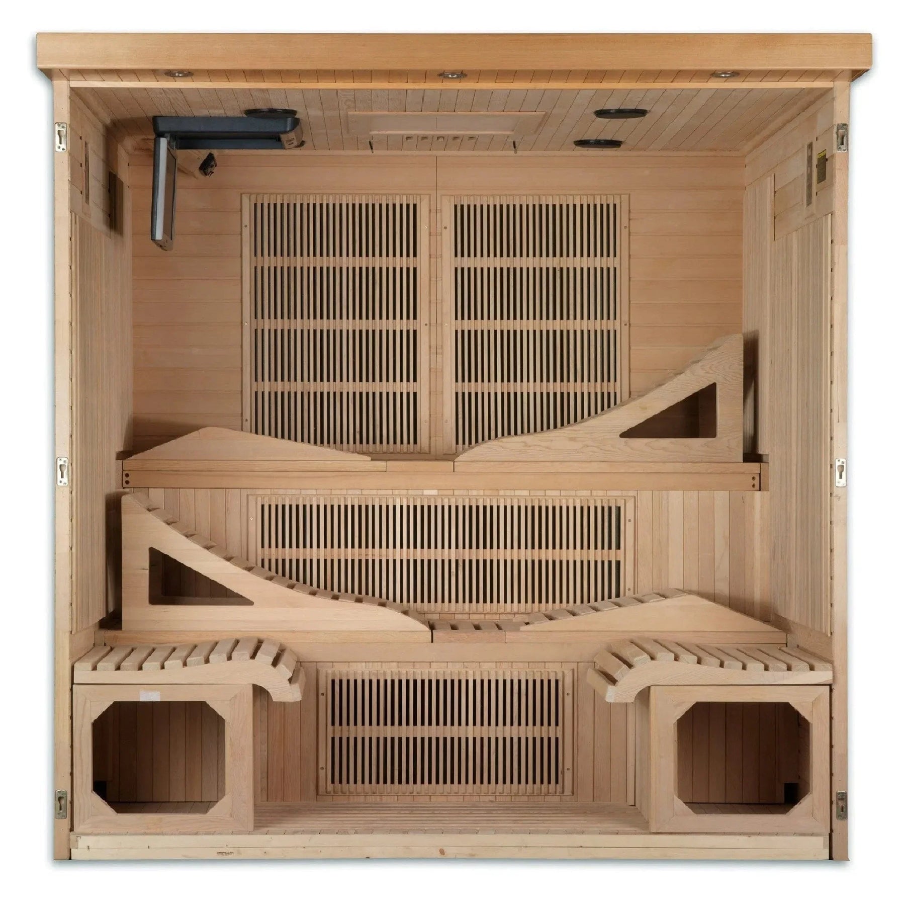 Golden Designs "Monaco" 6-person PureTech™ Near Zero EMF FAR Infrared Sauna - GDI-6996-01 Elite