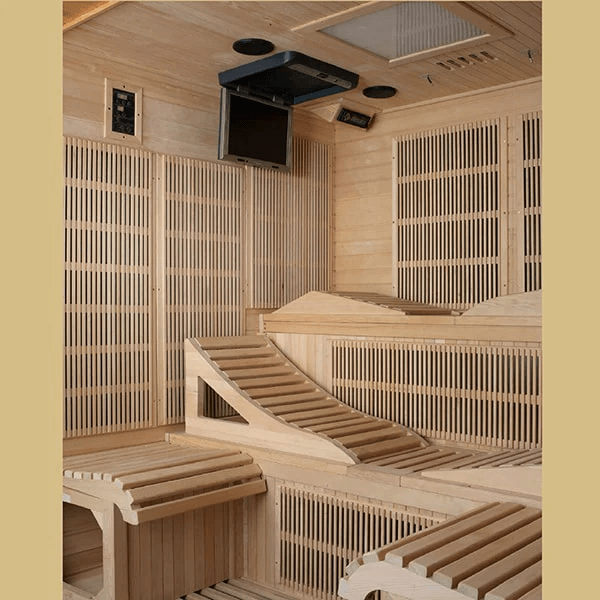 Golden Designs "Monaco" 6-person PureTech™ Near Zero EMF FAR Infrared Sauna - GDI-6996-01 Elite