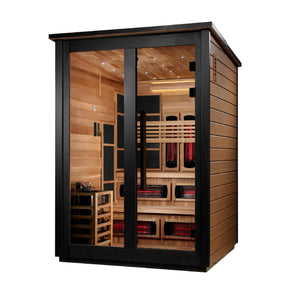 Golden Designs Kaskinen 6 Person Hybrid Outdoor Sauna GDI-8526-01
