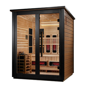 Golden Designs Loviisa 3 Person Hybrid Outdoor Sauna GDI-8523-01