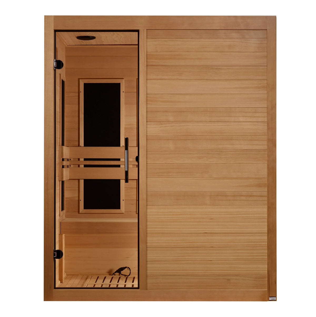 Maxxus 3-Person S-Line Ultra Low EMF FAR Infrared Sauna - Canadian Hemlock MX-S306-01