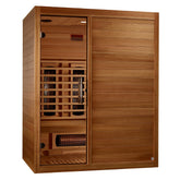 Maxxus 3-Person S-Line  Full Spectrum Infrared Sauna - Pacific Cedar MX-S306-01-FS-PC