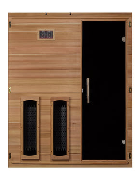 Maxxus 3-Person S-Line  Full Spectrum Infrared Sauna - Pacific Cedar MX-S306-01-FS-PC