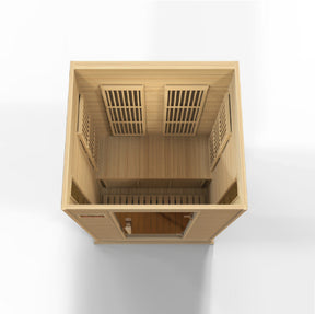 Maxxus 2-Person Low EMF FAR Infrared Sauna Canadian Hemlock MX-K206-01