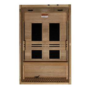 Maxxus 2-Person S-Line Ultra Low EMF FAR Infrared Sauna - Canadian Hemlock MX-S206-01-ULEMF-Elite