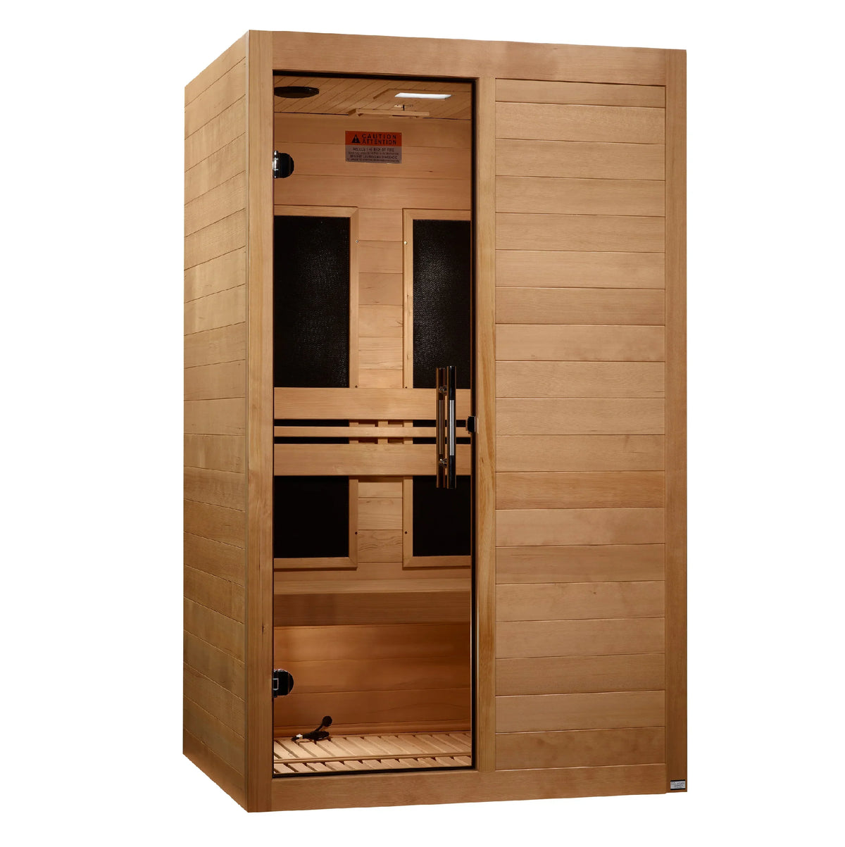 Maxxus 2-Person S-Line Ultra Low EMF FAR Infrared Sauna - Canadian Hemlock MX-S206-01-ULEMF-Elite