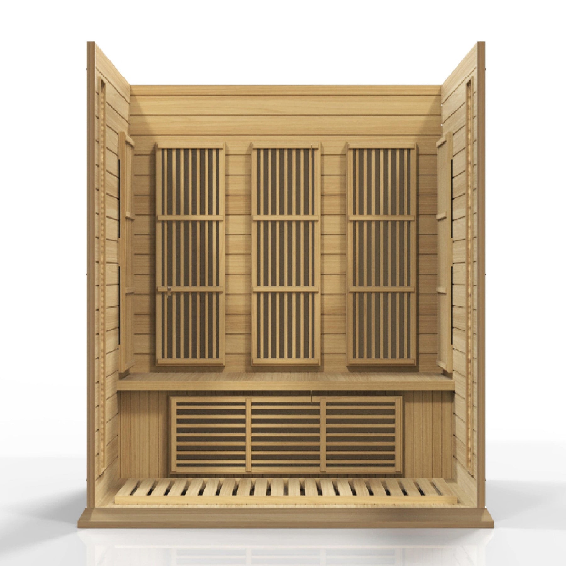 Maxxus 3-Person Low EMF FAR Infrared Sauna Canadian Hemlock MX-K306-01