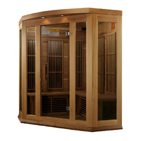 Maxxus 3-Person Low EMF FAR Infrared Sauna Canadian Red Cedar MX-K356-01 CED
