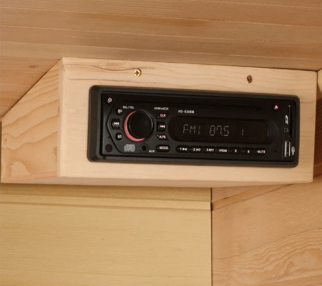 Maxxus 4-Person Low EMF FAR Infrared Sauna Canadian Red Cedar MX-K406-01 CED