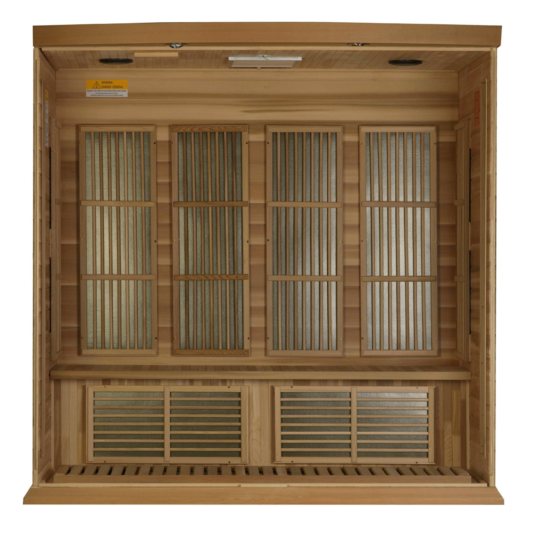 Maxxus 4-Person Low EMF FAR Infrared Sauna Canadian Red Cedar MX-K406-01 CED