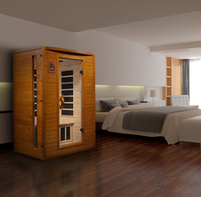 Dynamic "Versailles" 2 Person Ultra Low EMF Far IR Sauna DYN-6202-03 Elite