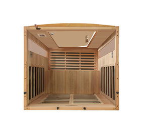 Dynamic "Versailles" 2 Person Ultra Low EMF Far IR Sauna DYN-6202-03 Elite