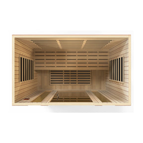 Dynamic Bergamo Elite 4-Person Ultra Low EMF FAR Infrared Sauna DYN-6440-01 Elite