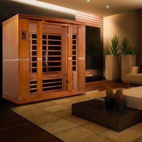 Dynamic Bergamo Elite 4-Person Ultra Low EMF FAR Infrared Sauna DYN-6440-01 Elite