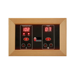 Maxxus Bellevue 3-Person Near Zero EMF FAR Infrared Sauna with Canadian Hemlock  MX-J306-01-ZF