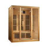 Maxxus Bellevue 3-Person Near Zero EMF FAR Infrared Sauna with Canadian Hemlock  MX-J306-01-ZF
