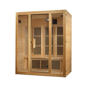 Maxxus Bellevue 3-Person Near Zero EMF FAR Infrared Sauna with Canadian Hemlock  MX-J306-01-ZF